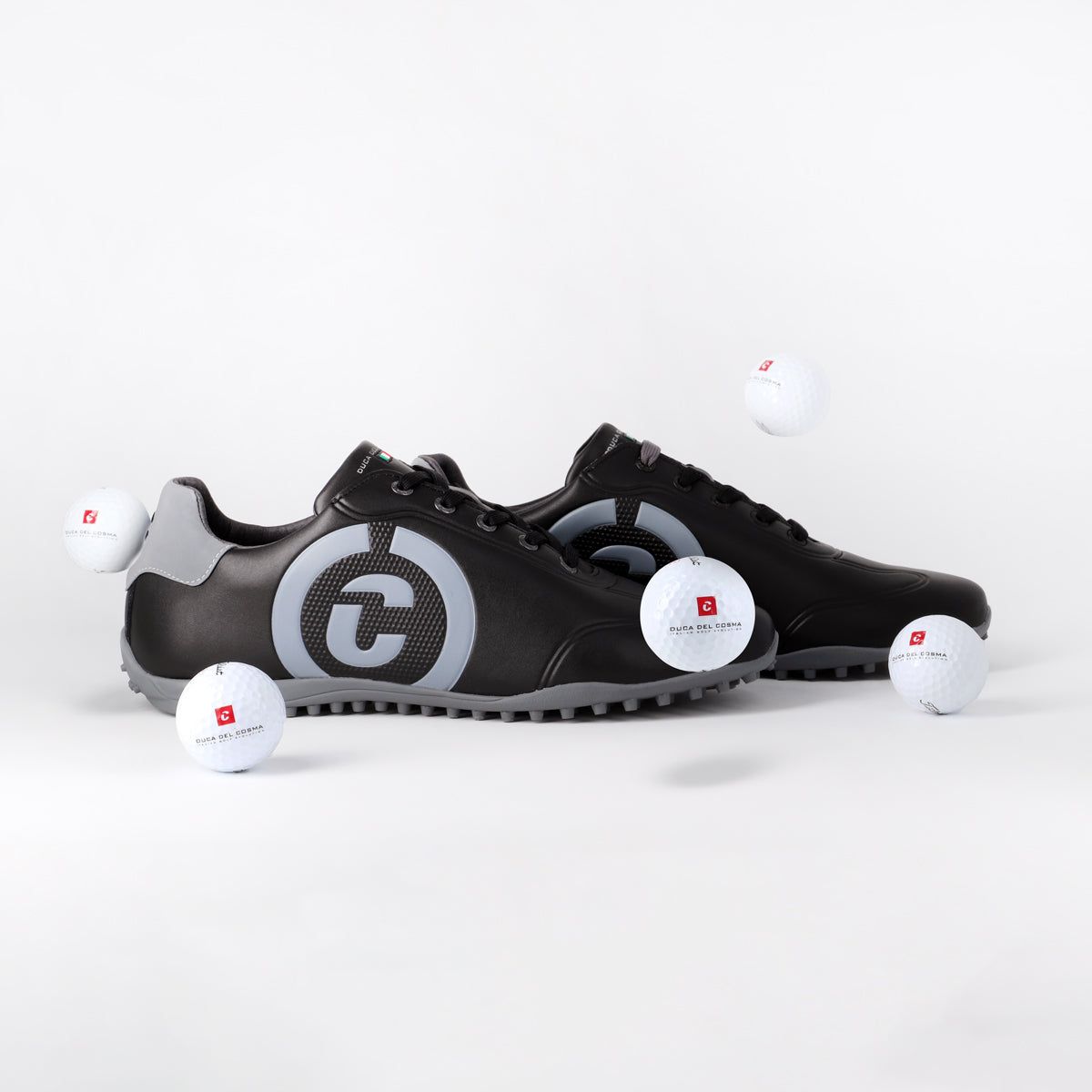 Kingscup Black Men's Golf Shoe