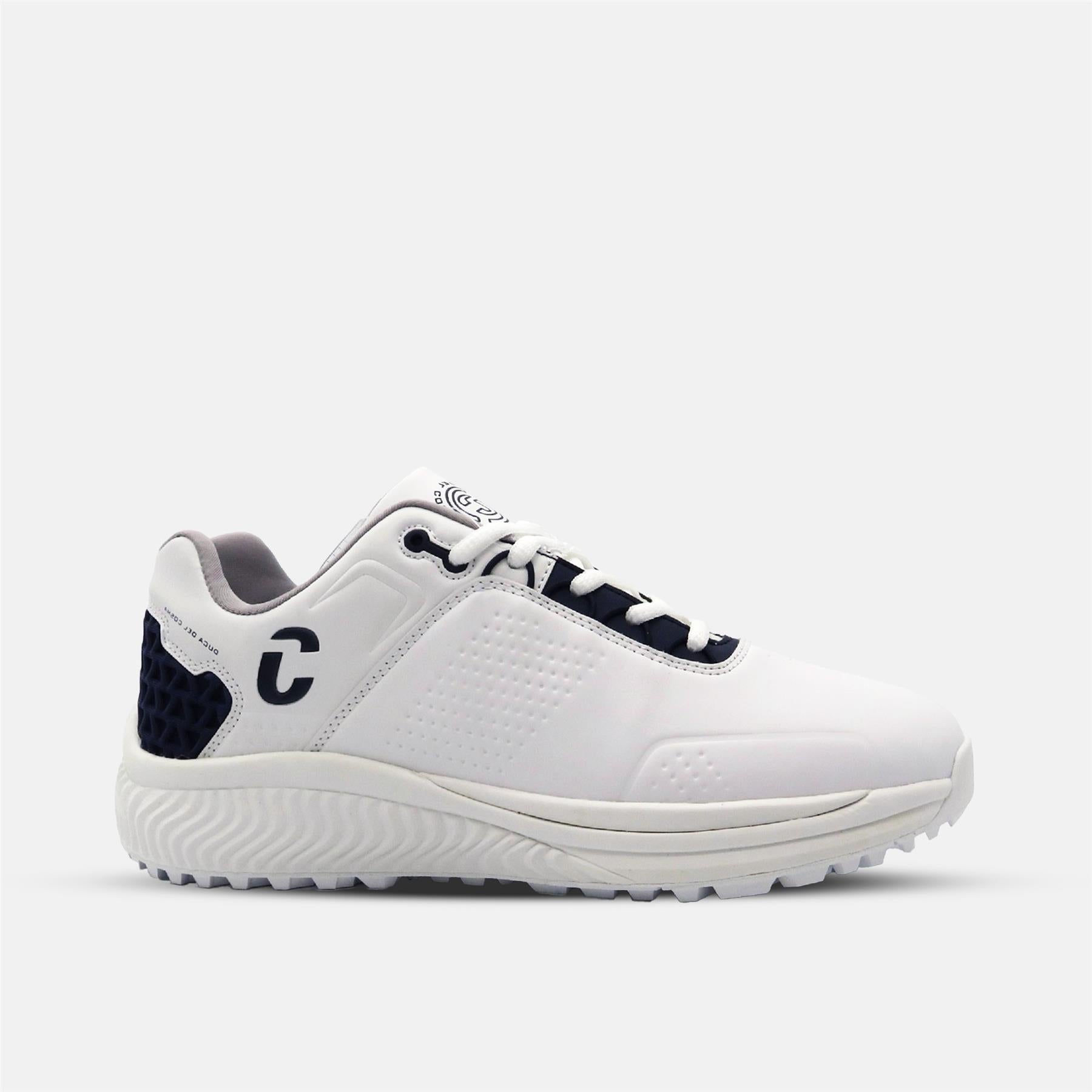 Forza - Men's Waterproof Golf Shoe - White – Duca del Cosma UK
