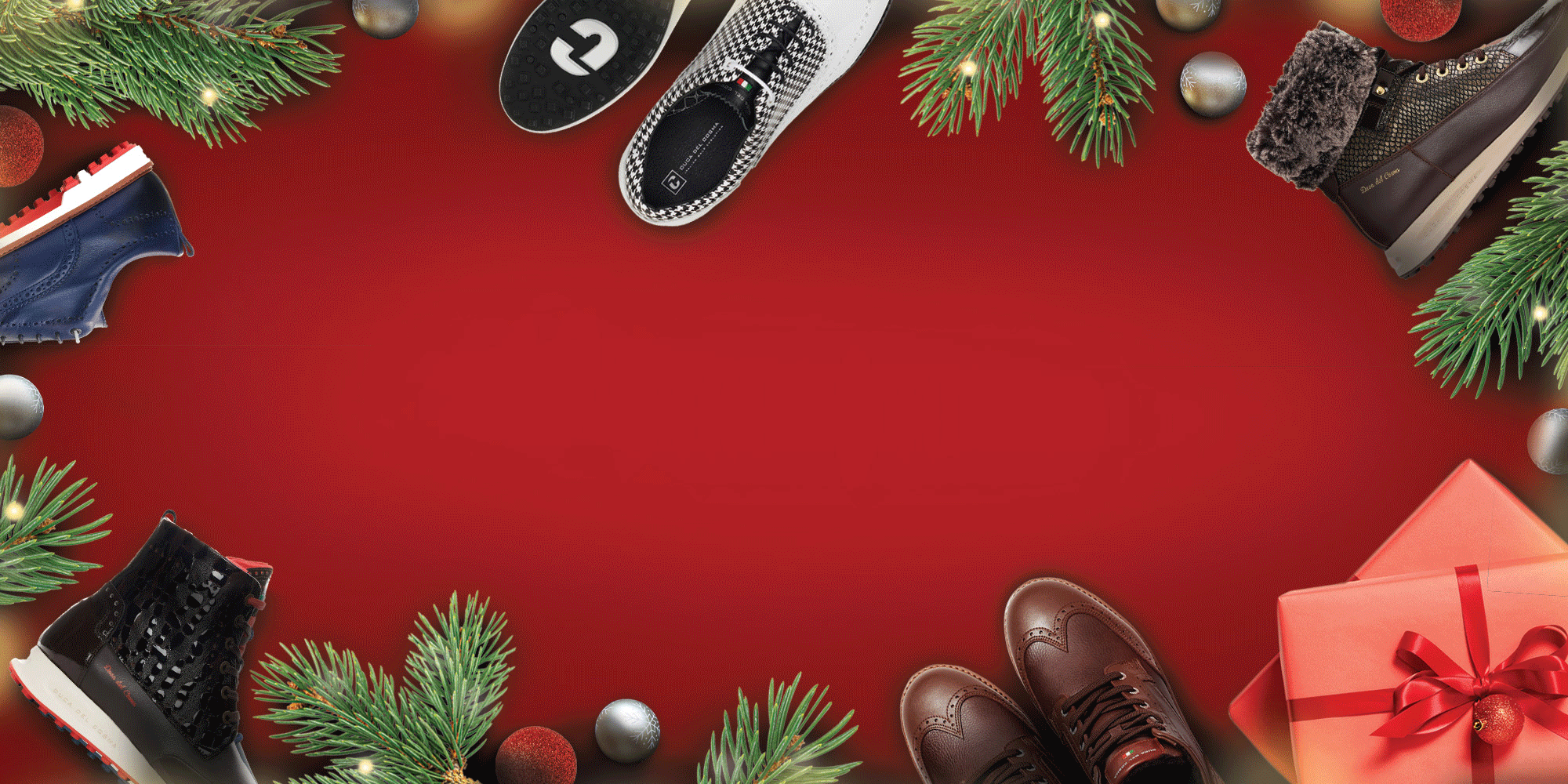 golf xmas gift banner