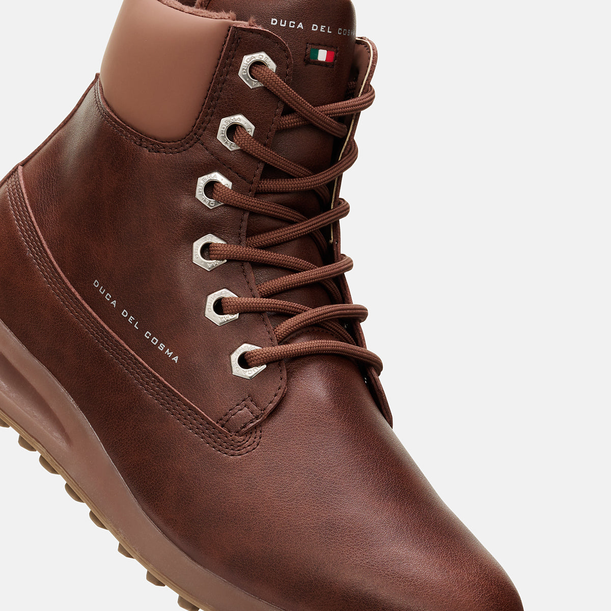 Fontana Brown Golf Boot close up view