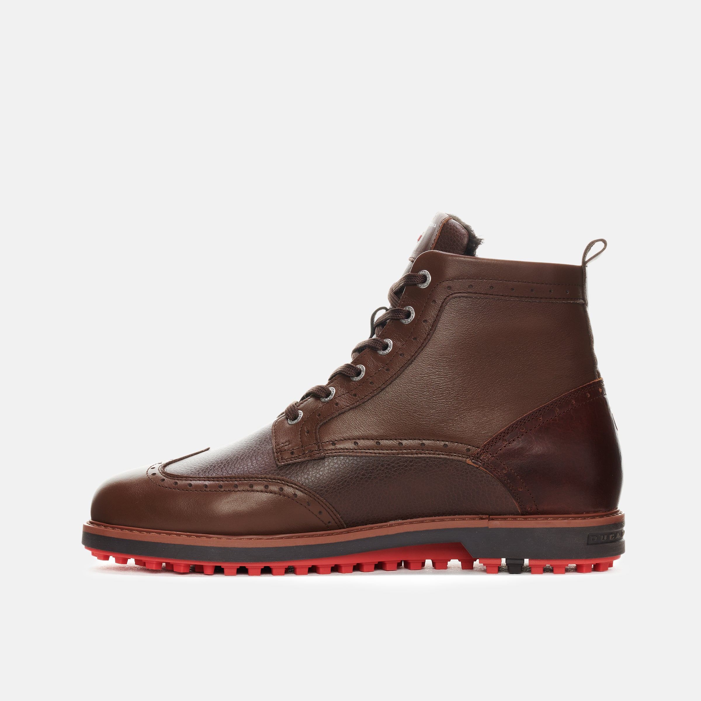 Delago Brown Leather - Men's Winter Golf Shoe – Duca del Cosma UK