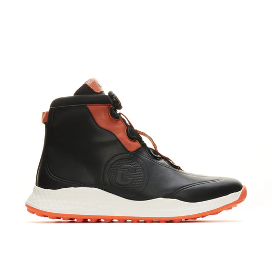 Bologna Black/Orange - Men's Winter Golf Shoe 