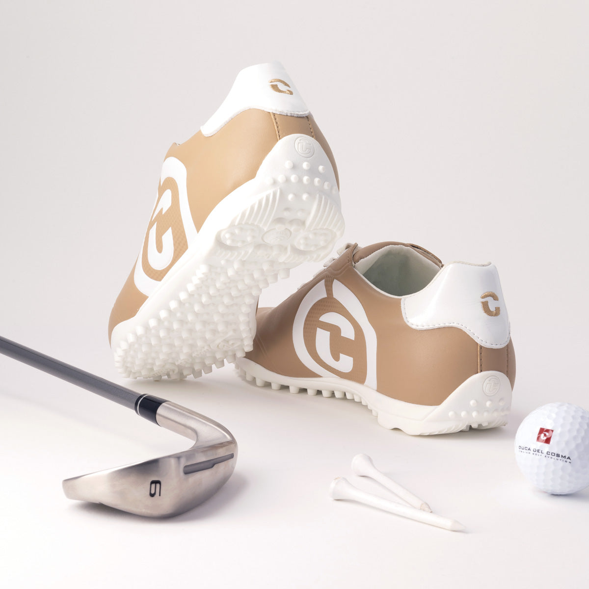 Queenscup Champagne/White - Women's Golf Shoe  