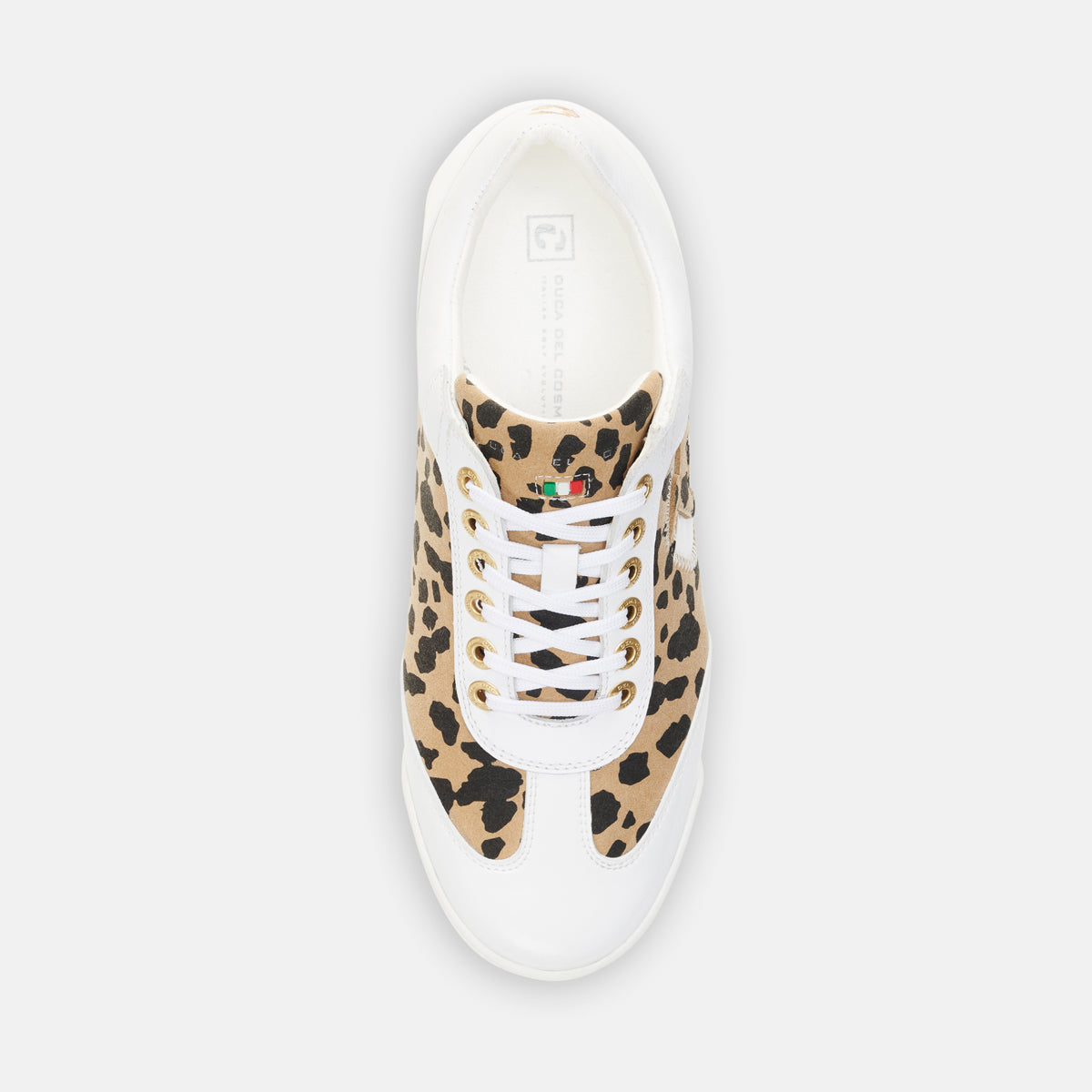 White 2024 cheetah shoes