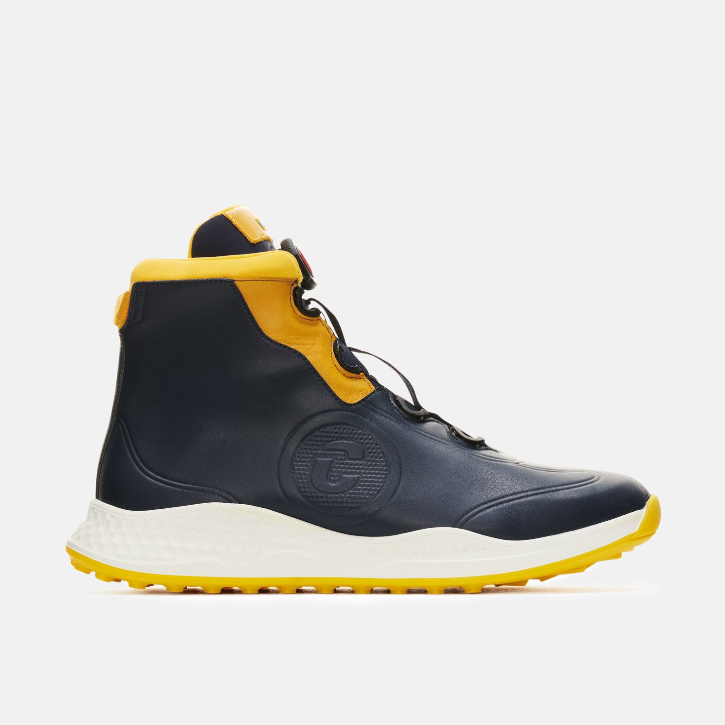 Bologna - Navy/Yellow Mens Winter Golf Shoes
