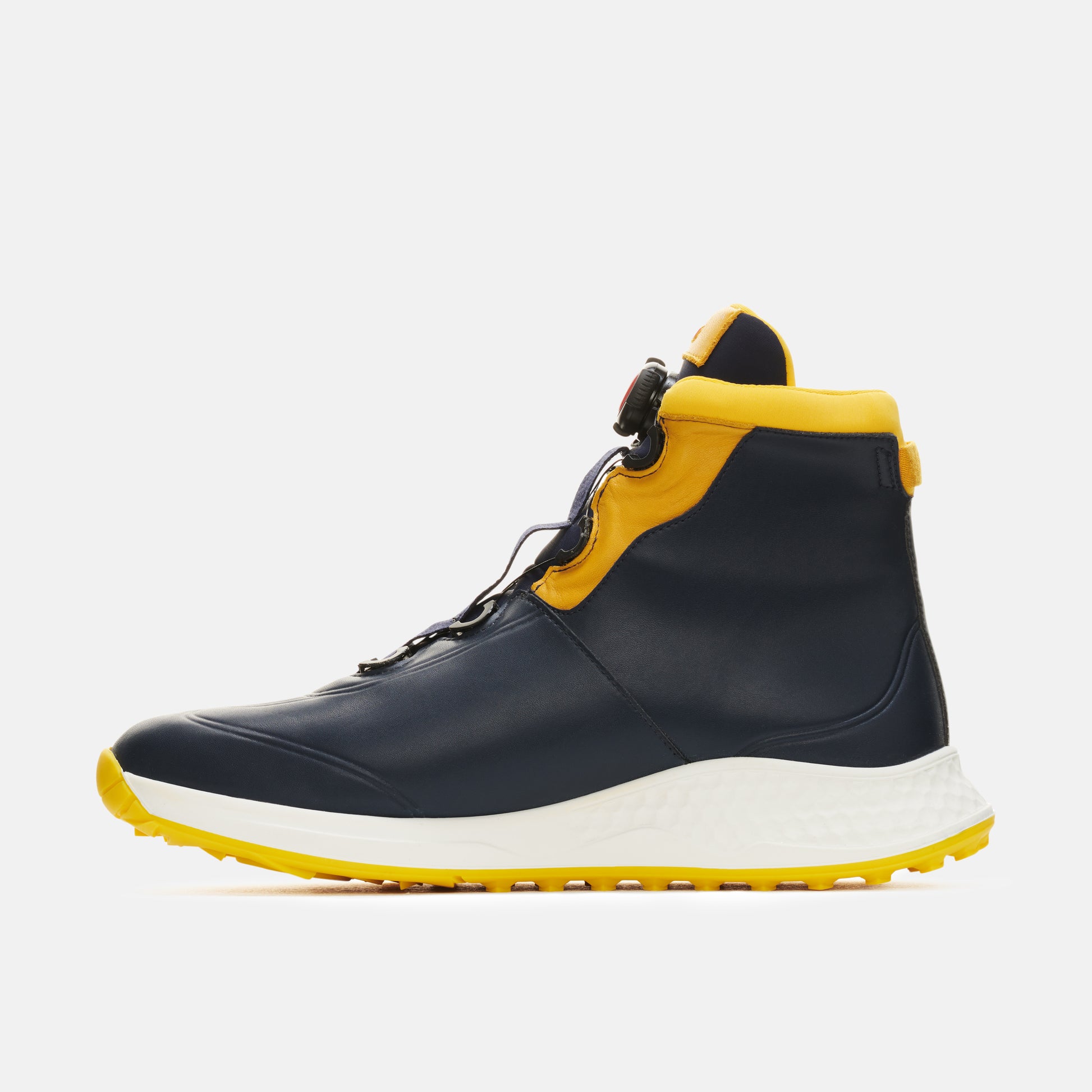 Bologna - Navy/Yellow Mens Winter Golf Shoes