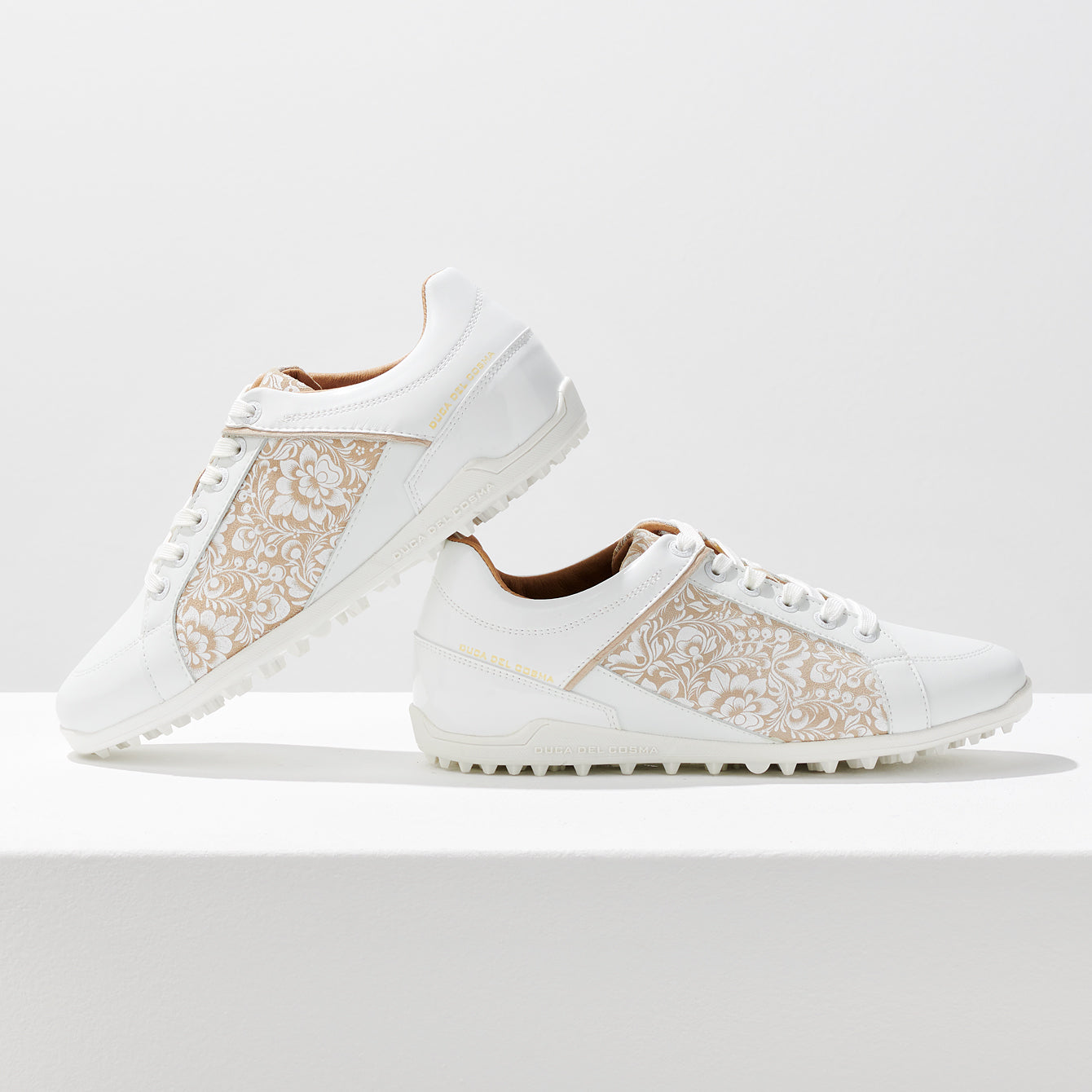 Caldes - White/Flower Women's Golf Shoes