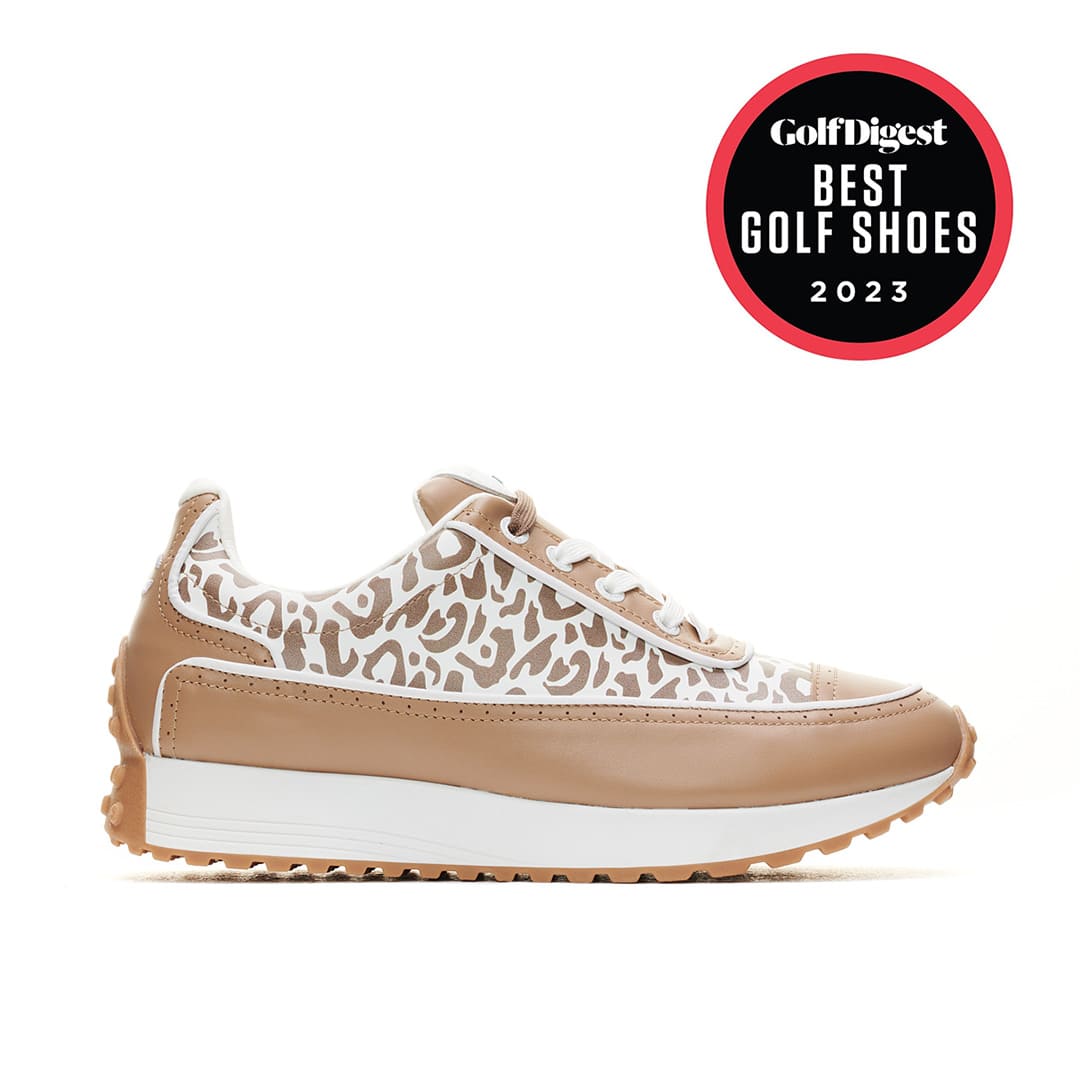 Golf Digest Best Womens Golf Shoe - Alexa Taupe Cheetah