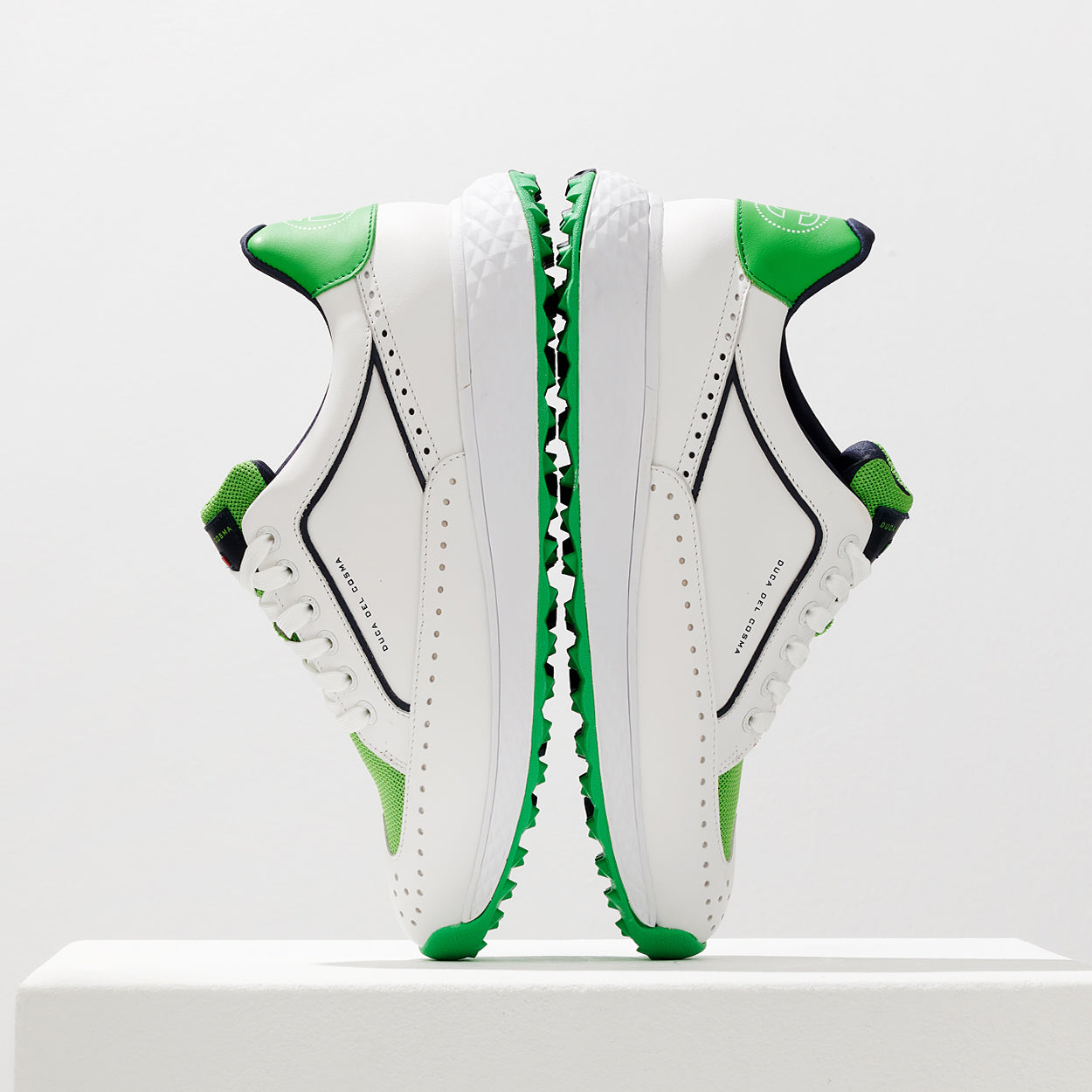 Girona White/Green Men's Golf Shoes