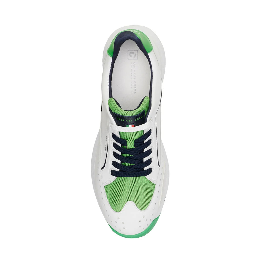 Girona White/Green Men's Golf Shoes