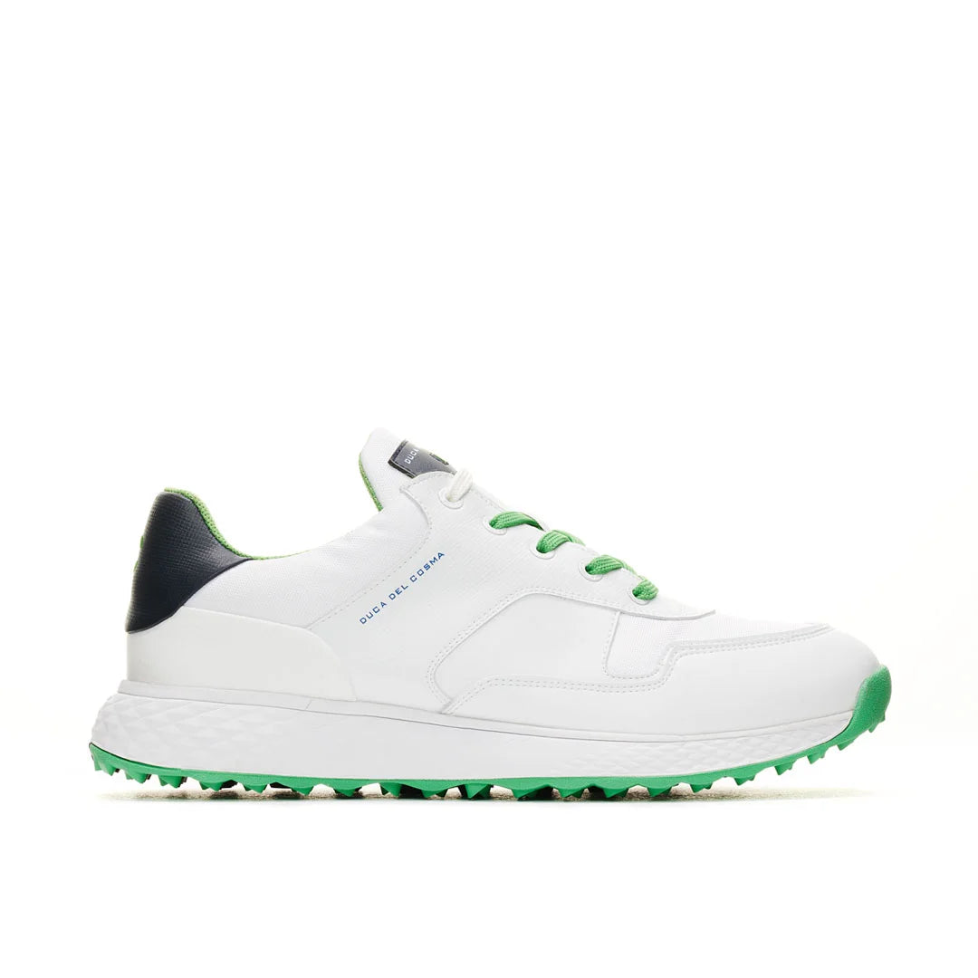 Pagani - White/Green Men's Golf Shoes