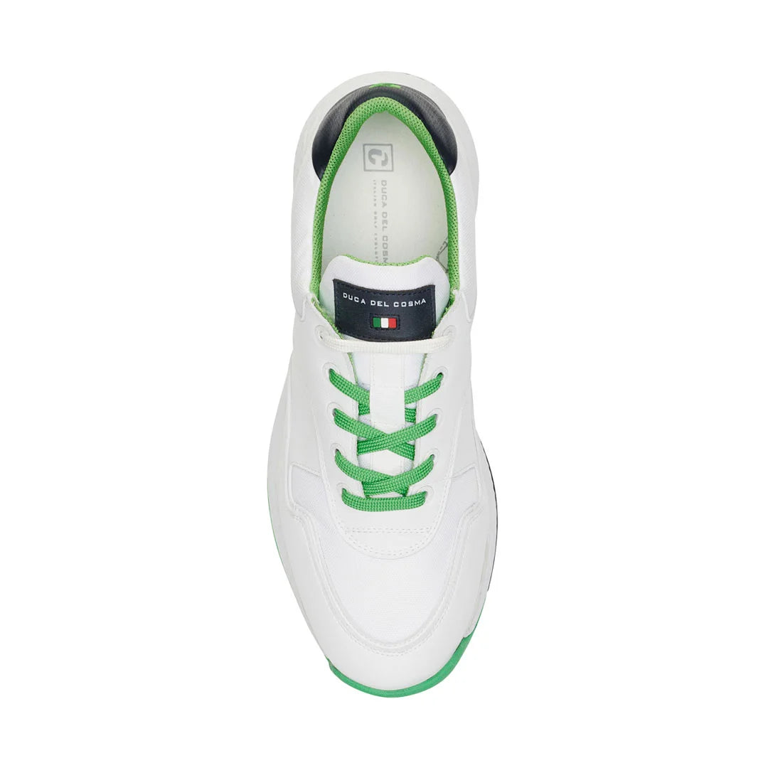 Pagani - White/Green Men's Golf Shoes