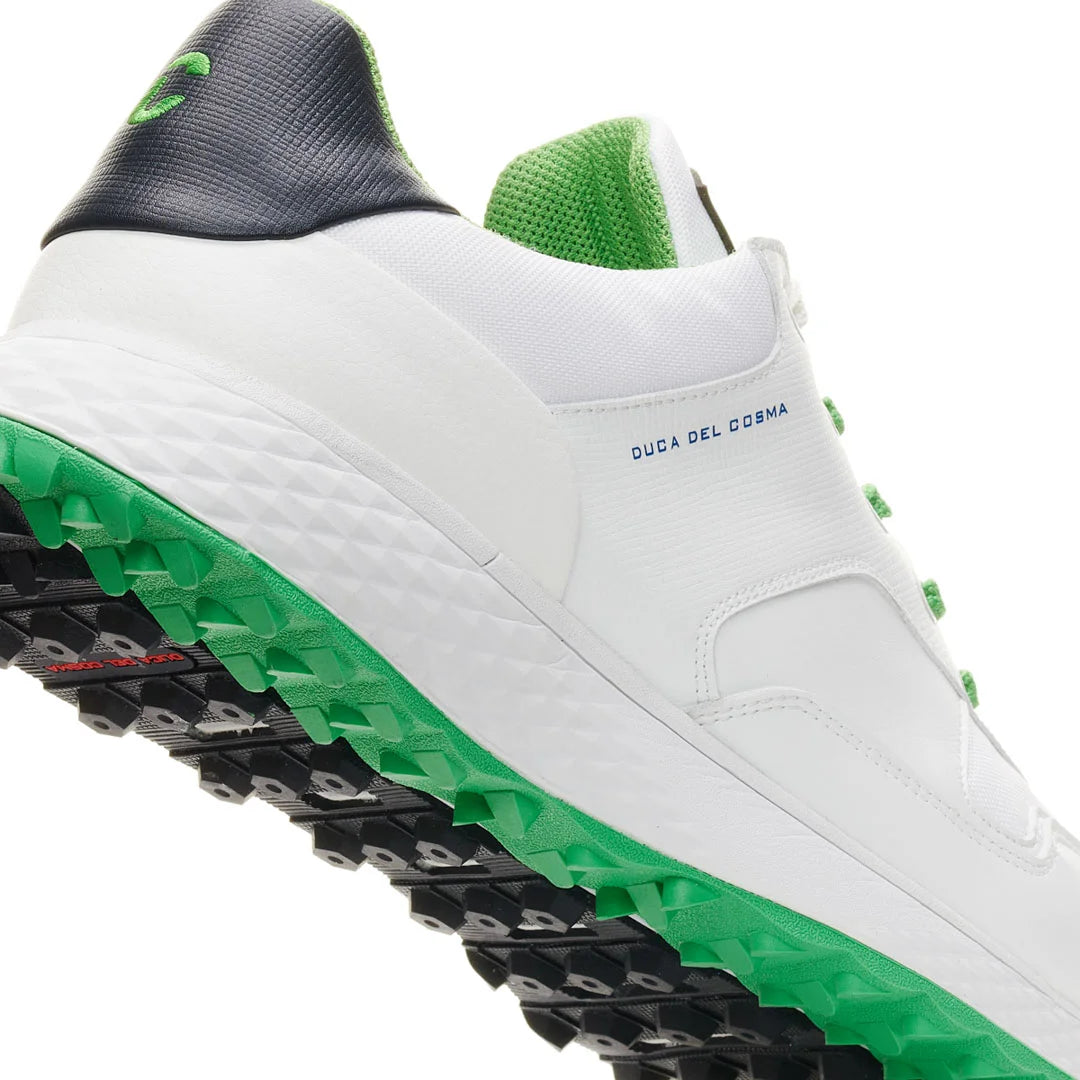 Pagani - White/Green Men's Golf Shoes