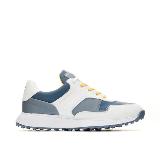 Pagani White/Grey Men's Golf Shoes