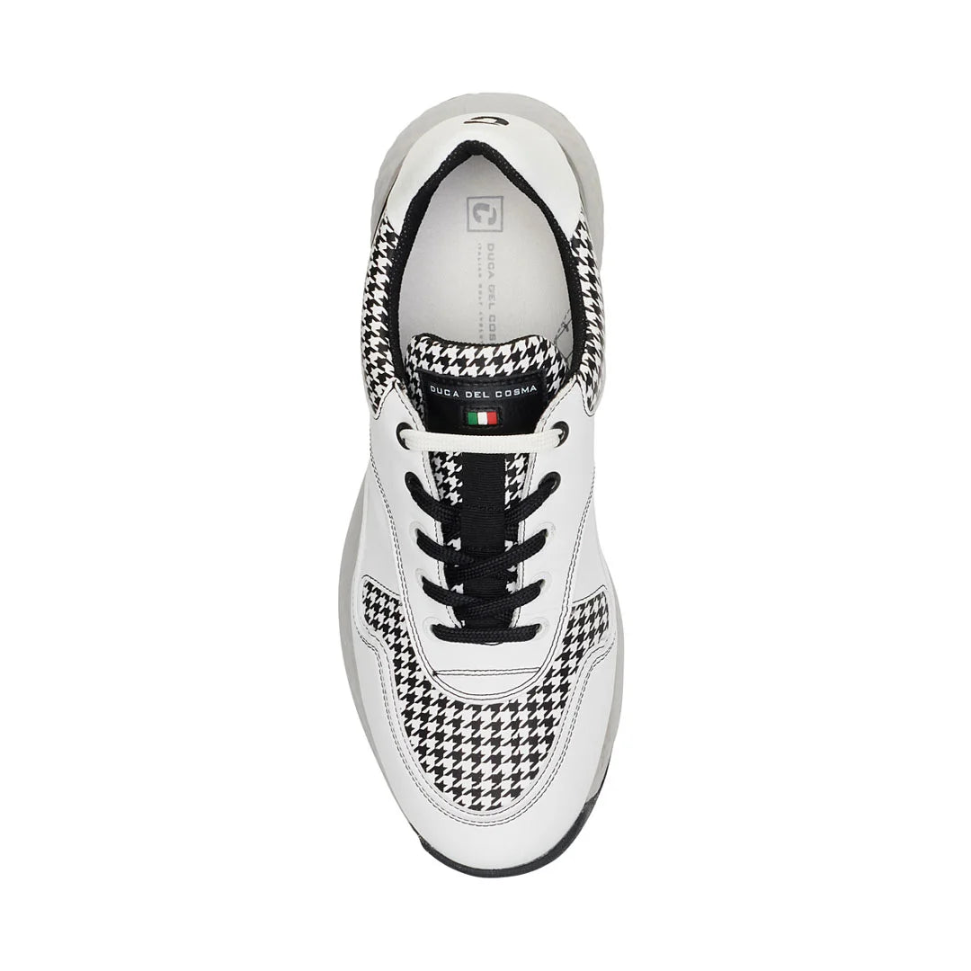 Pagani White/Black Men's Golf Shoes