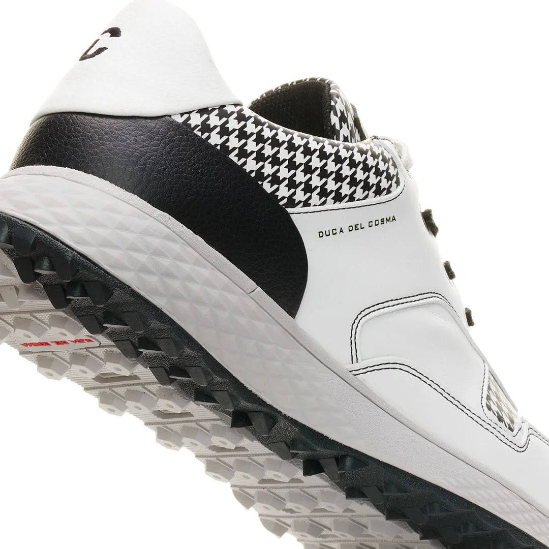 Pagani White/Black Men's Golf Shoes