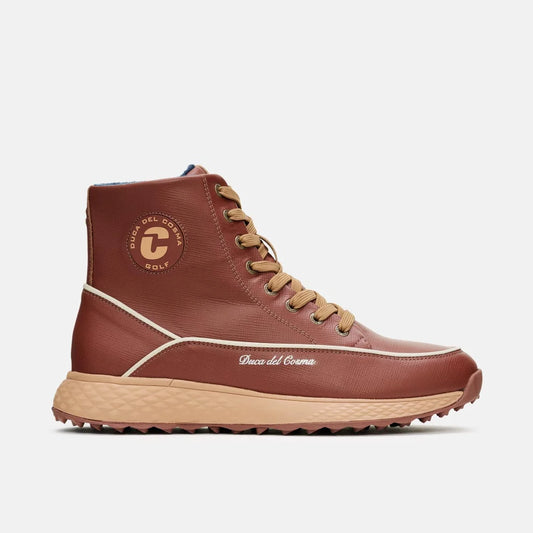 The Prato men's winter golf shoe brings fashion and sport together creating a golf boot which will help you generate more power in your swing, 