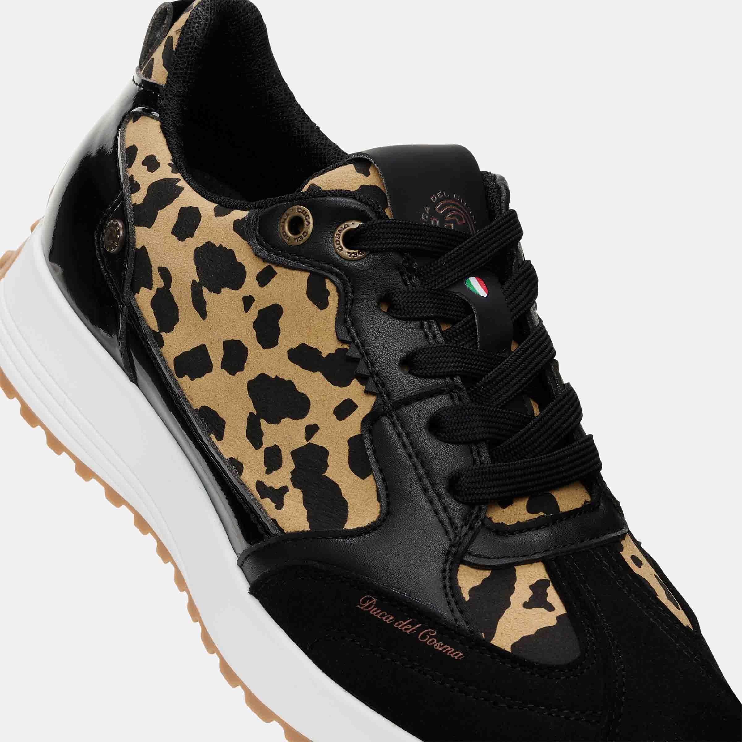 Aviva Womens Black Golf Shoes Duca del Cosma UK