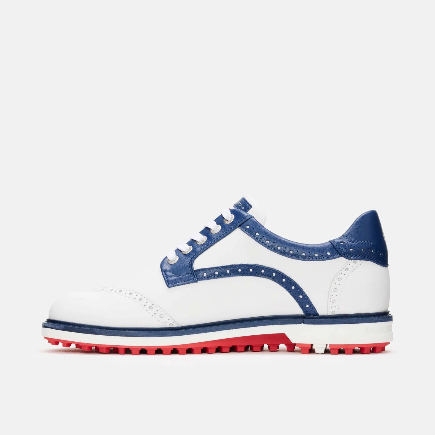Barasso - Mens White Golf Shoes