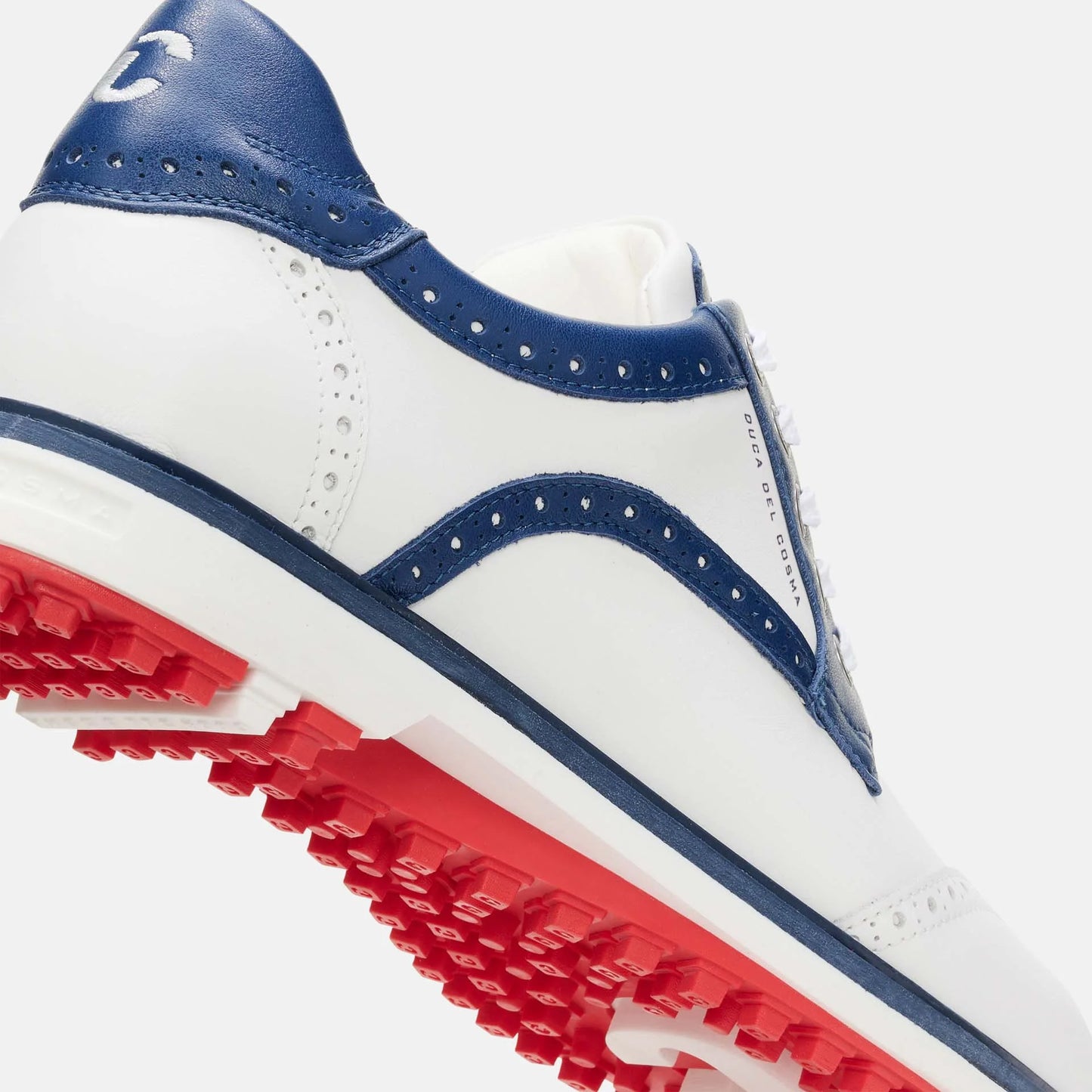 Barasso - Mens White Golf Shoes