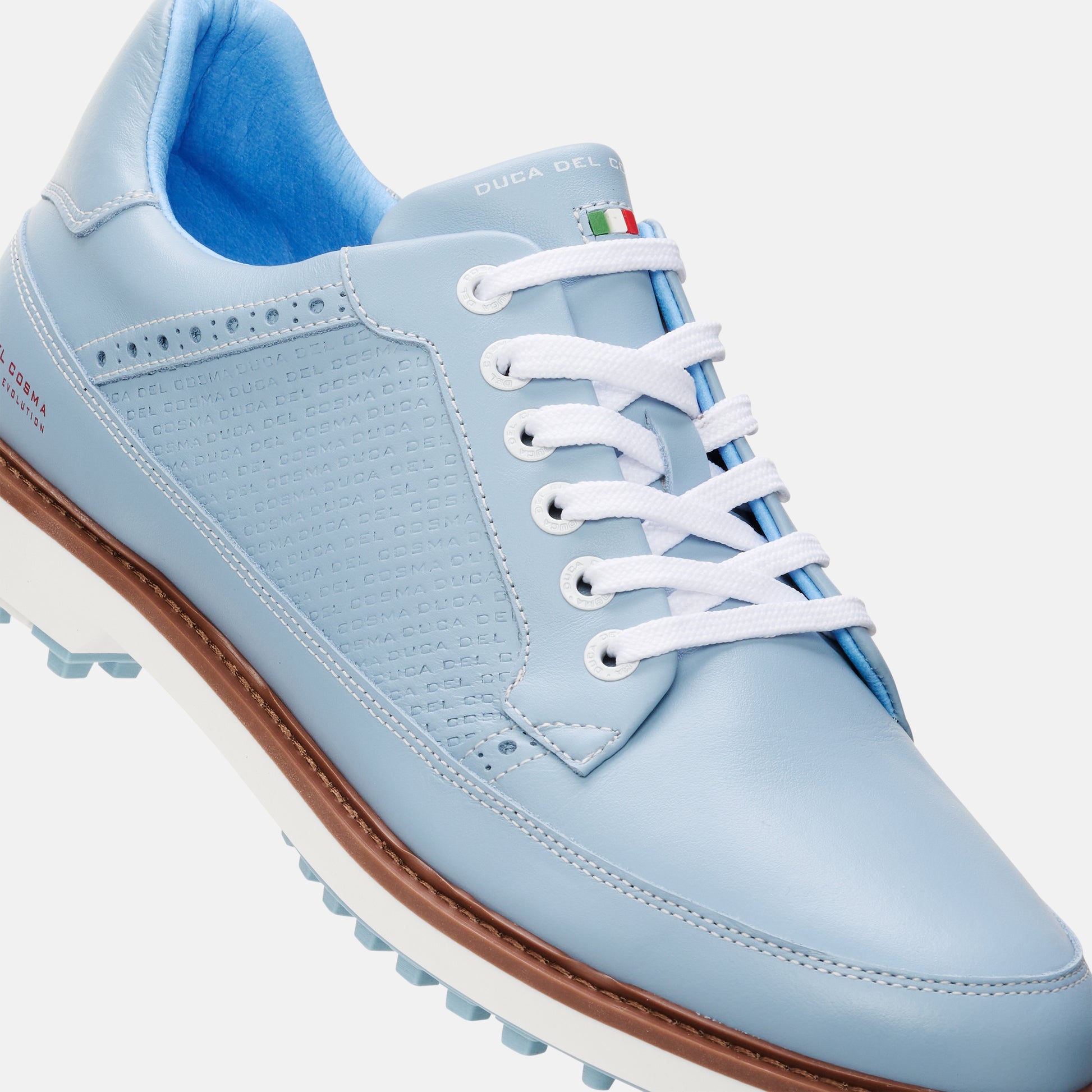 mens blue classic golf shoes