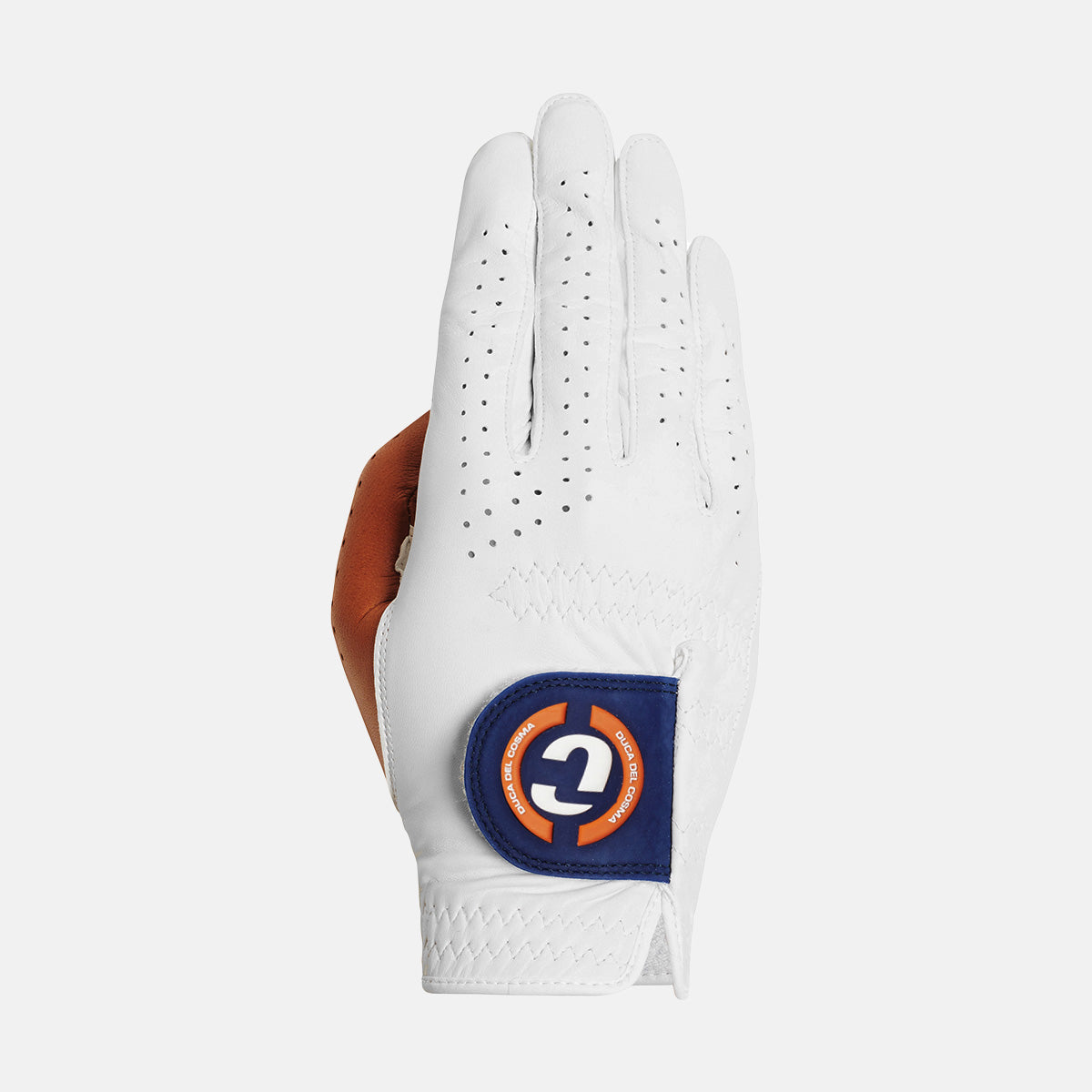 Men's Golf Glove Right Elite Pro Laguna White/Cognac