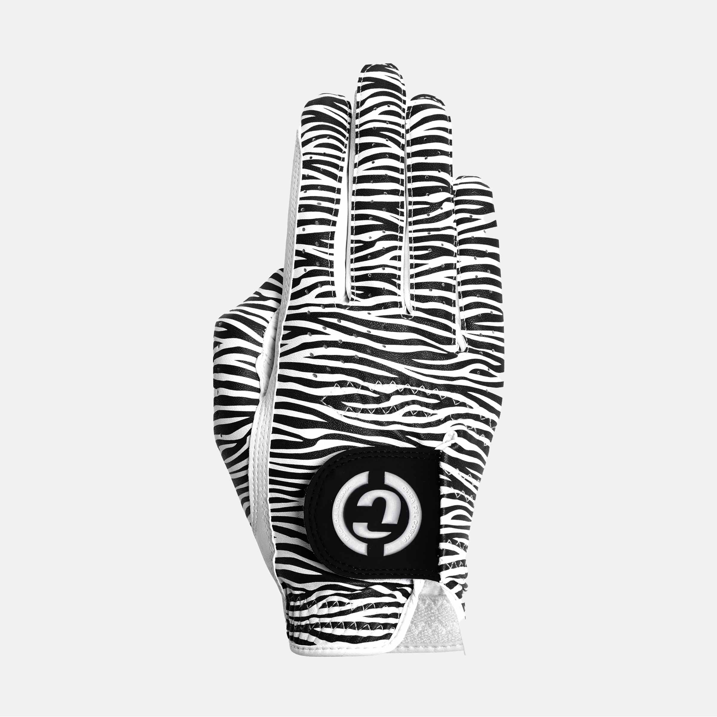 Designer Pro White/Zebra Golf Glove Right