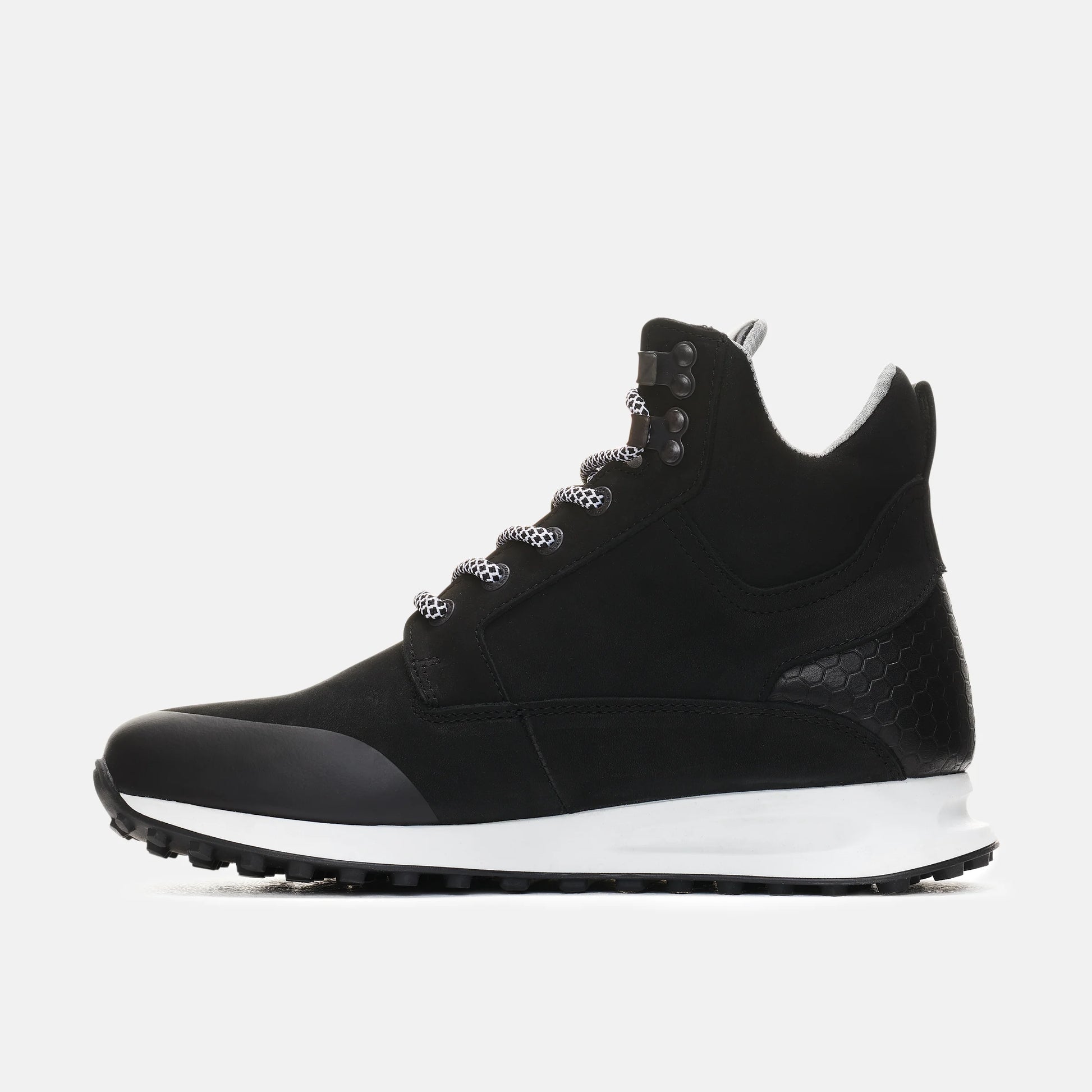 Stanford Black Leather - Men's Winter Golf Shoe 