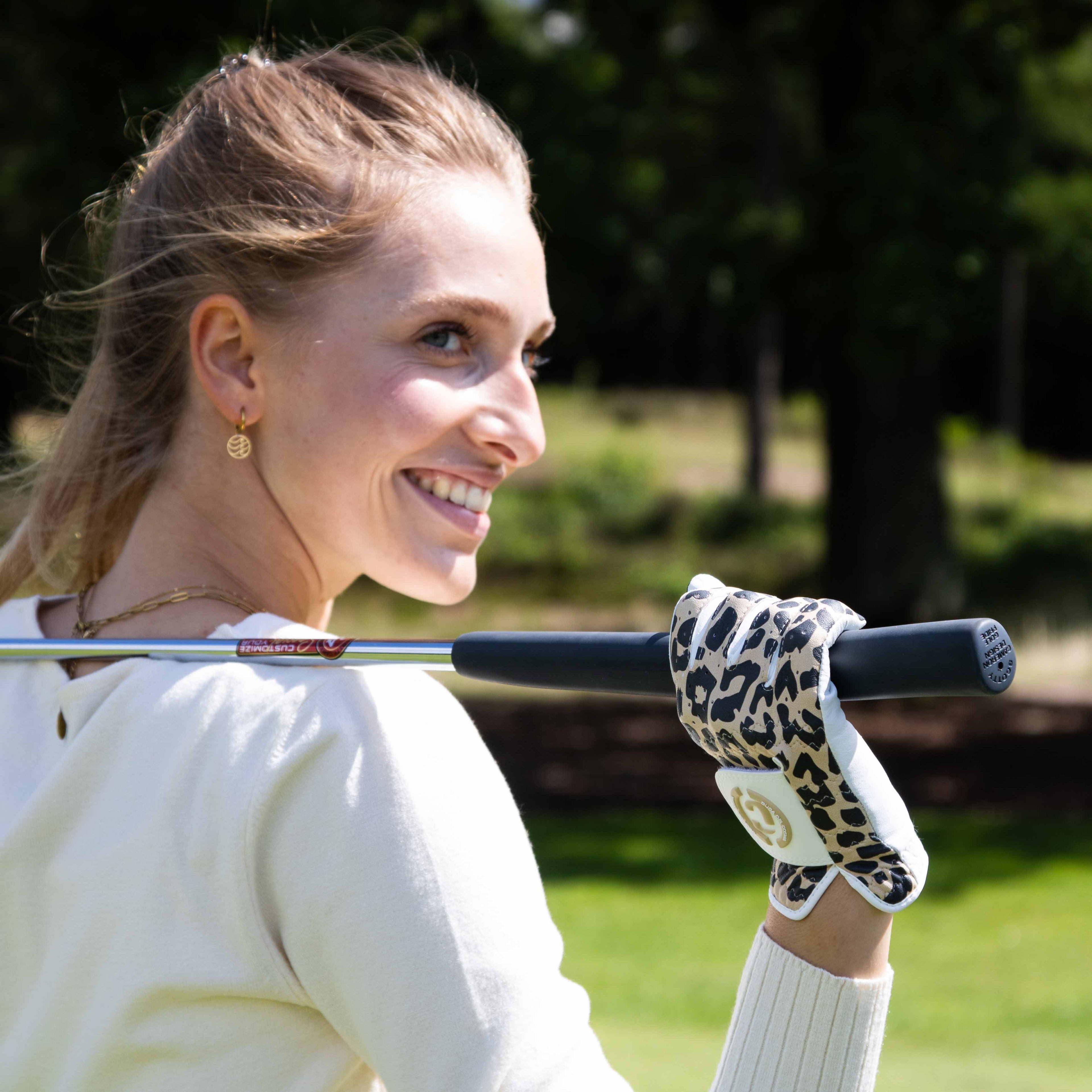 Golf Gloves Women, Golf Gloves Duca del Cosma, Left-Handed Women's Golf Glove 