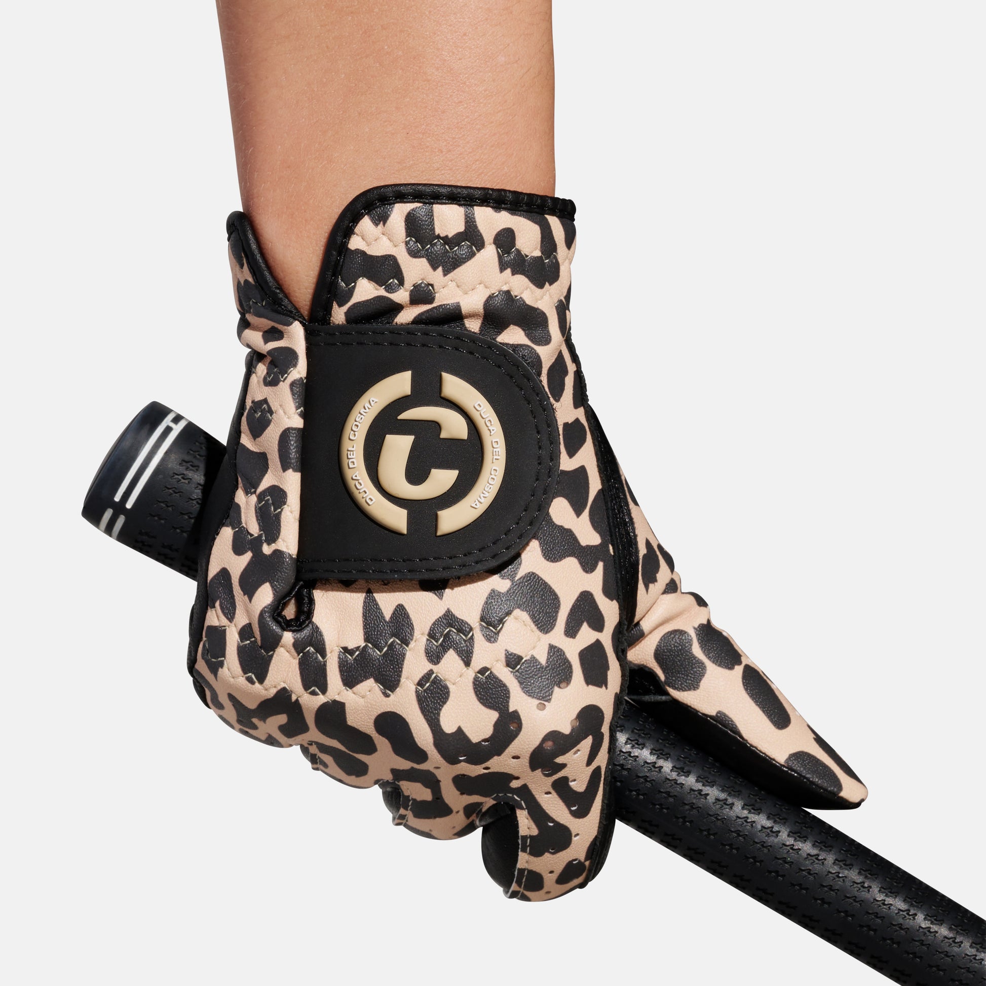 Black and Cheetah Golf Glove