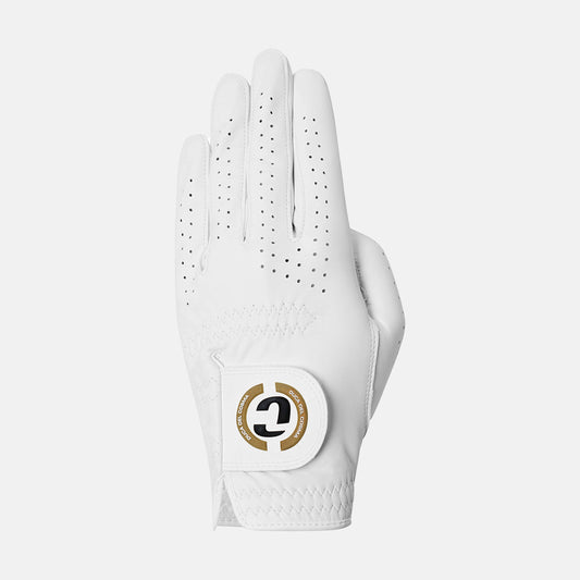 Men's Golf Glove Left Elite Pro Fontana White