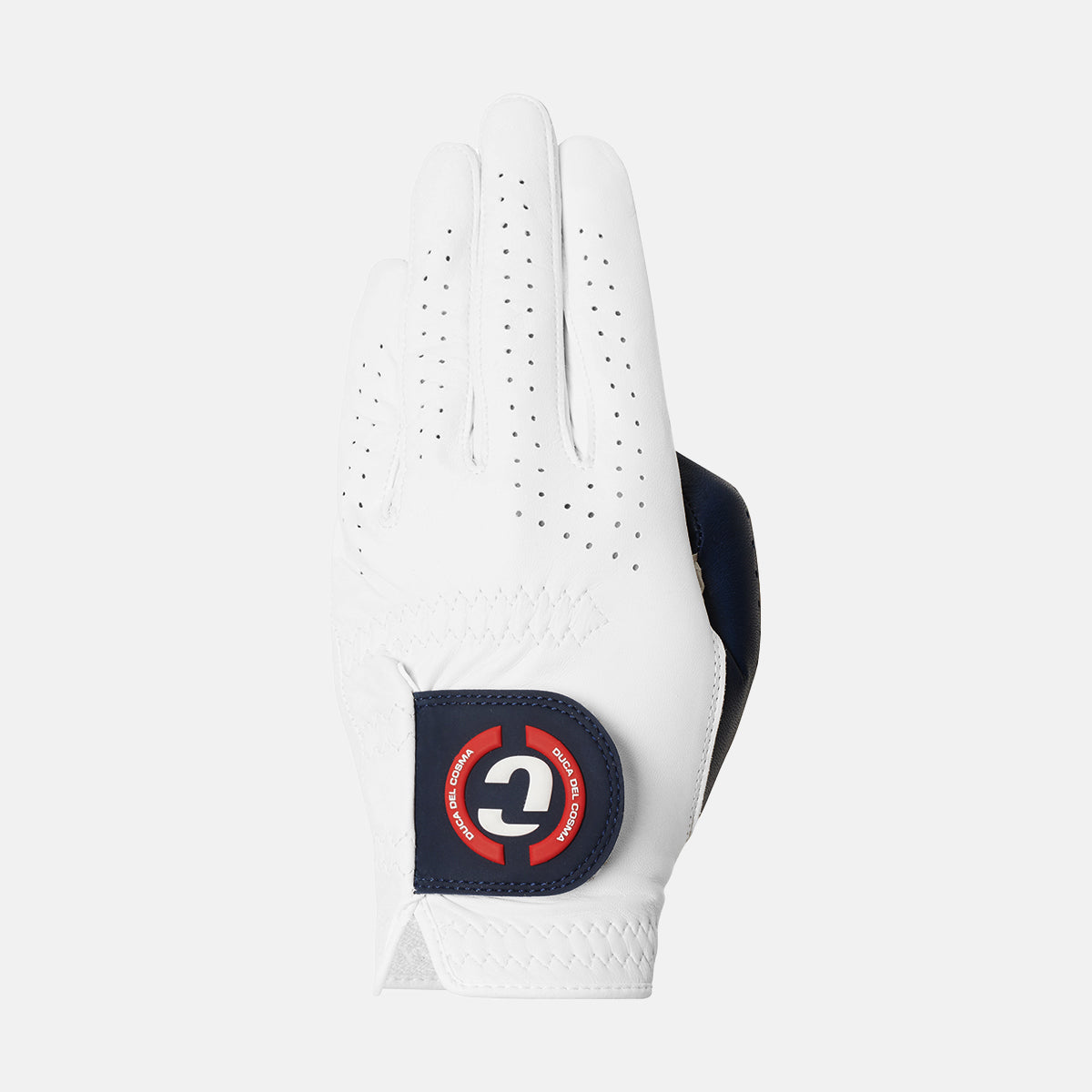 Men's Golf Glove Left Elite Pro Sentosa White/Navy