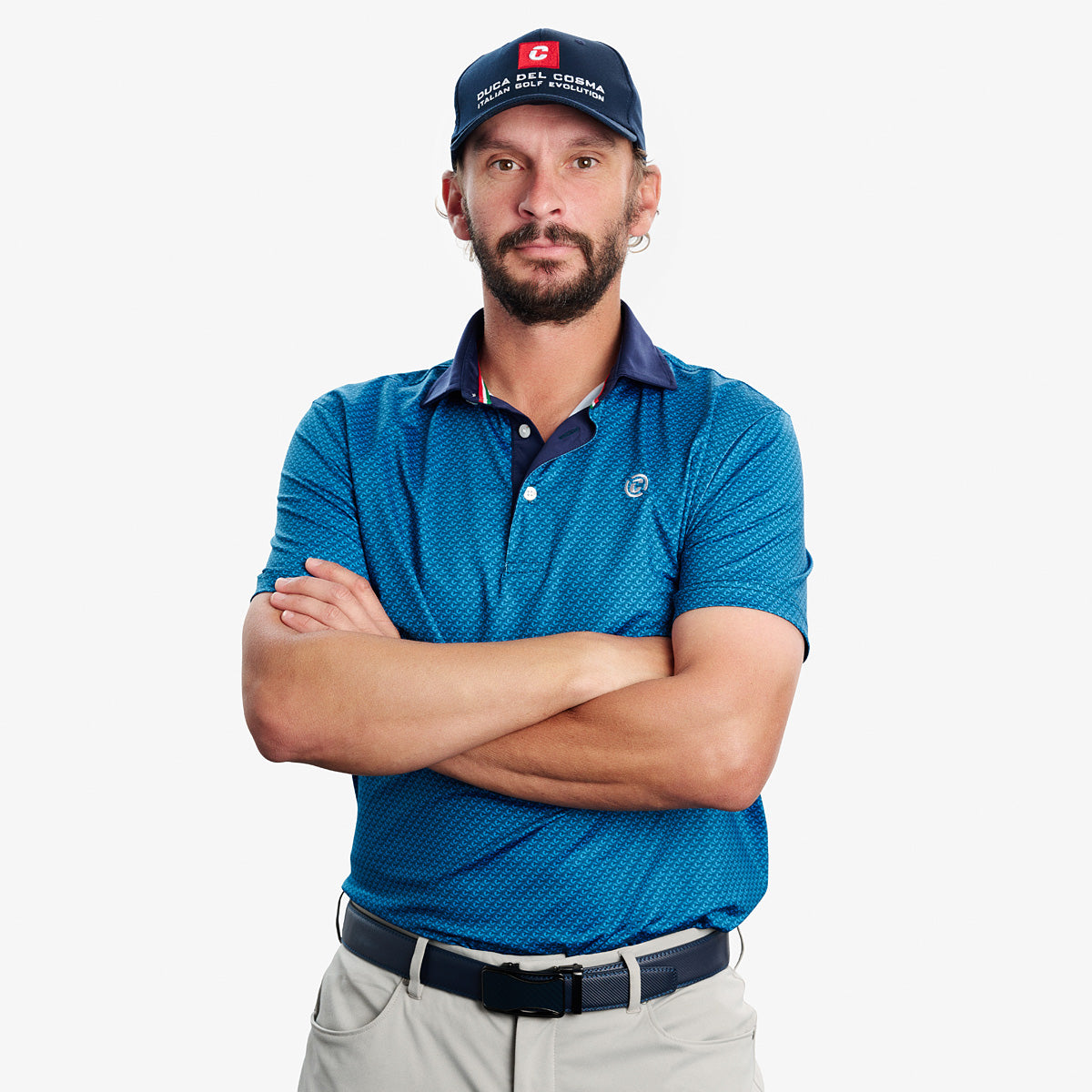 Polo Rocco - Mid Blue/Navy