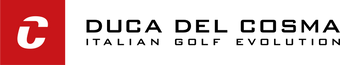 Logo of Duca Del Cosma with a red square and white 'C' on a white background