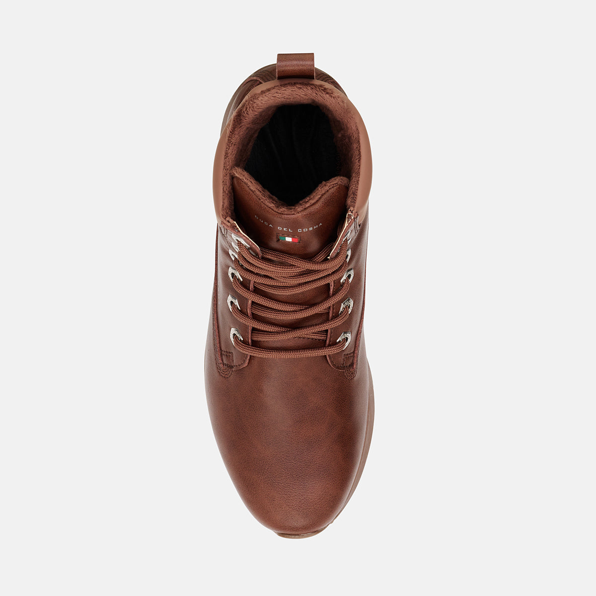 Fontana Brown Golf Boot above view