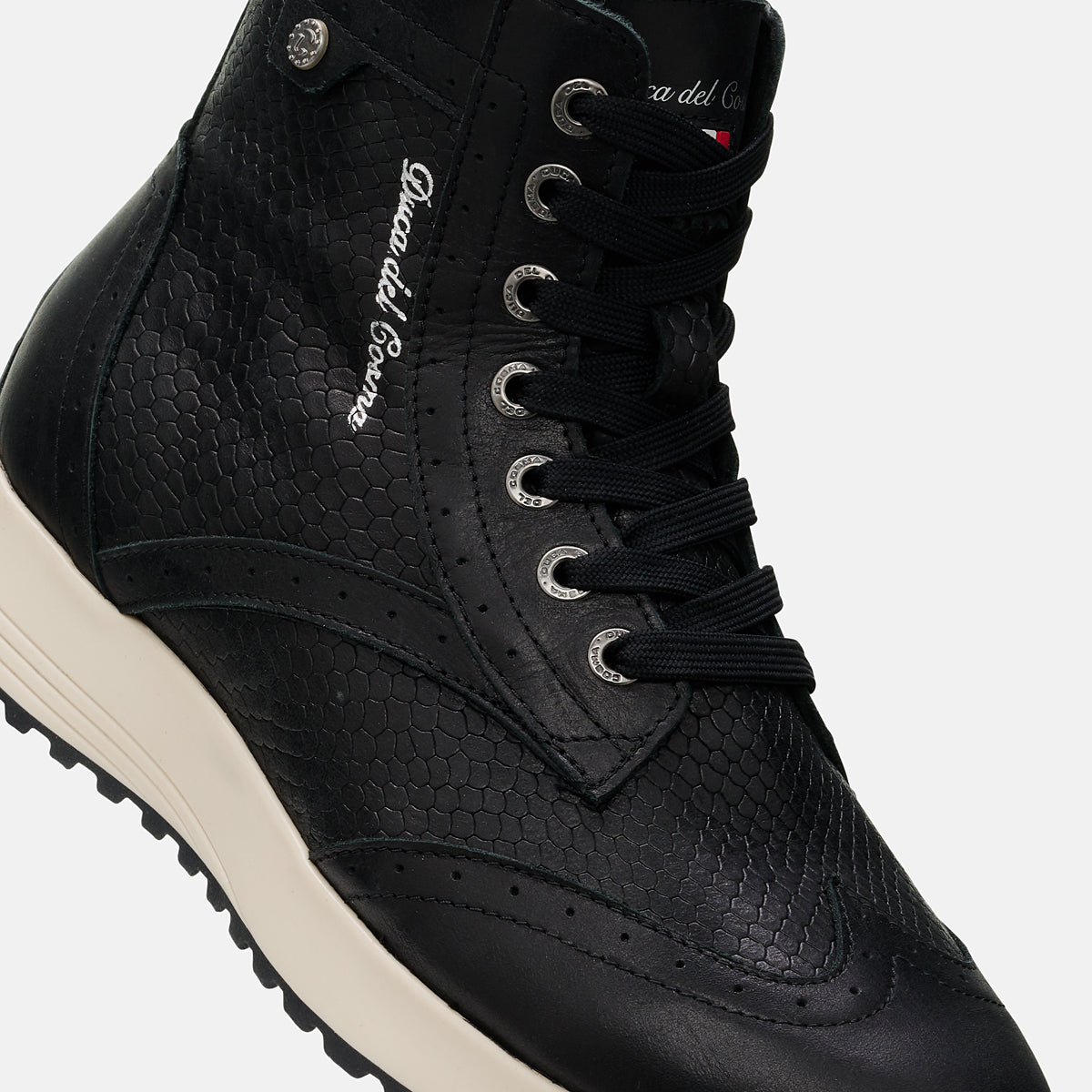 Black Waterproof High Cut Golf shoe