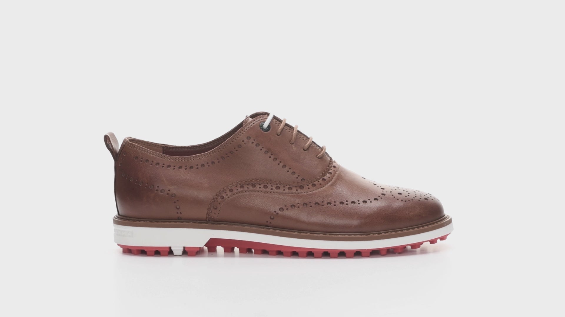 brown men's golf shoe, Duca del Cosma