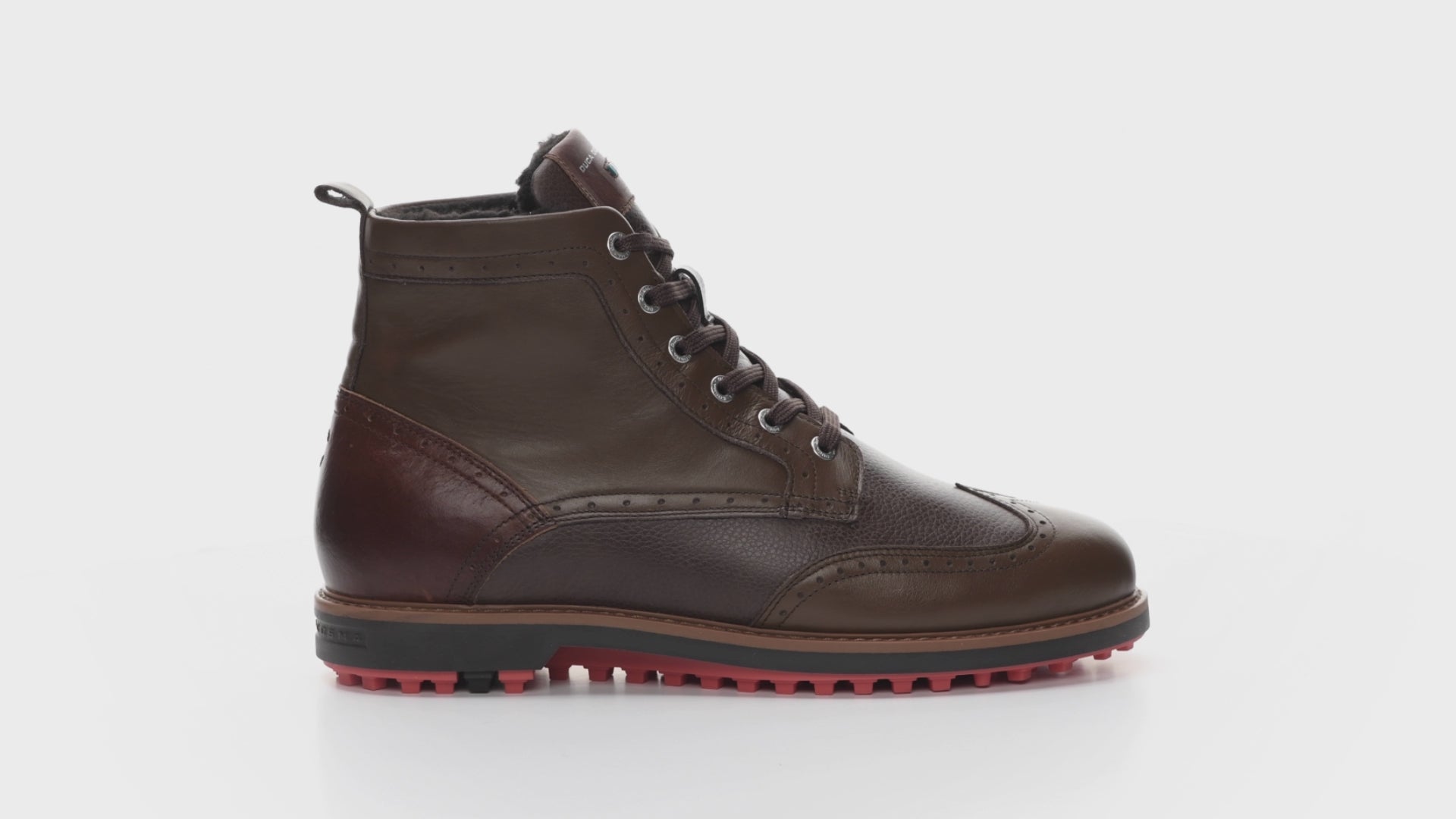 Delago Brown Leather - Men's Winter Golf Shoe 