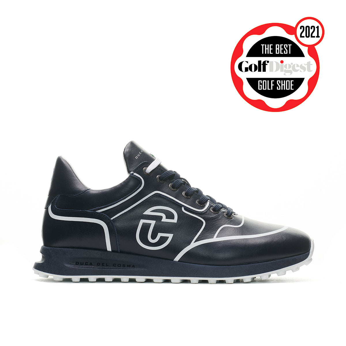 Men's Waterproof Golf Shoe Flyer Navy / White