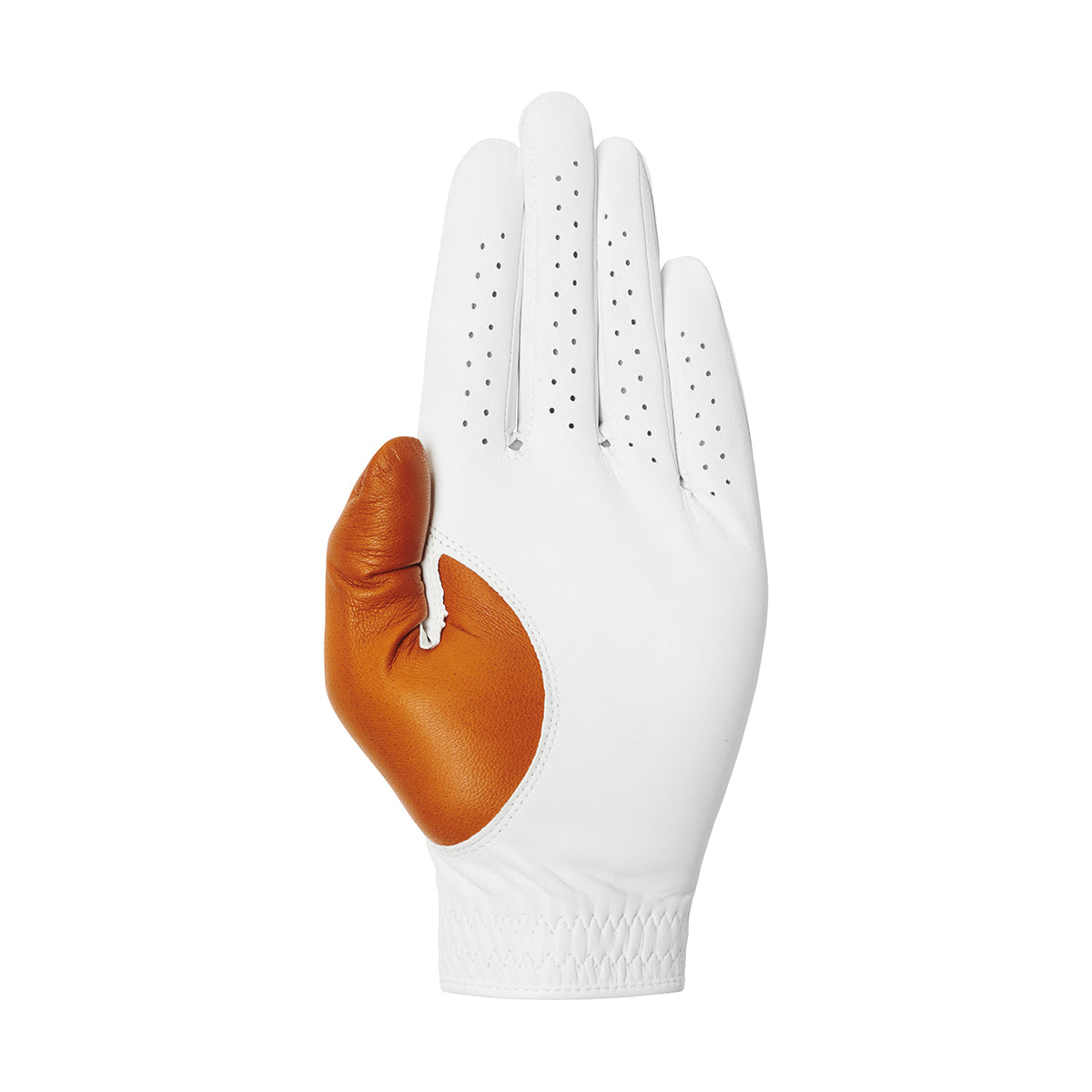 Men's Golf Glove Left Elite Pro Laguna White/Cognac