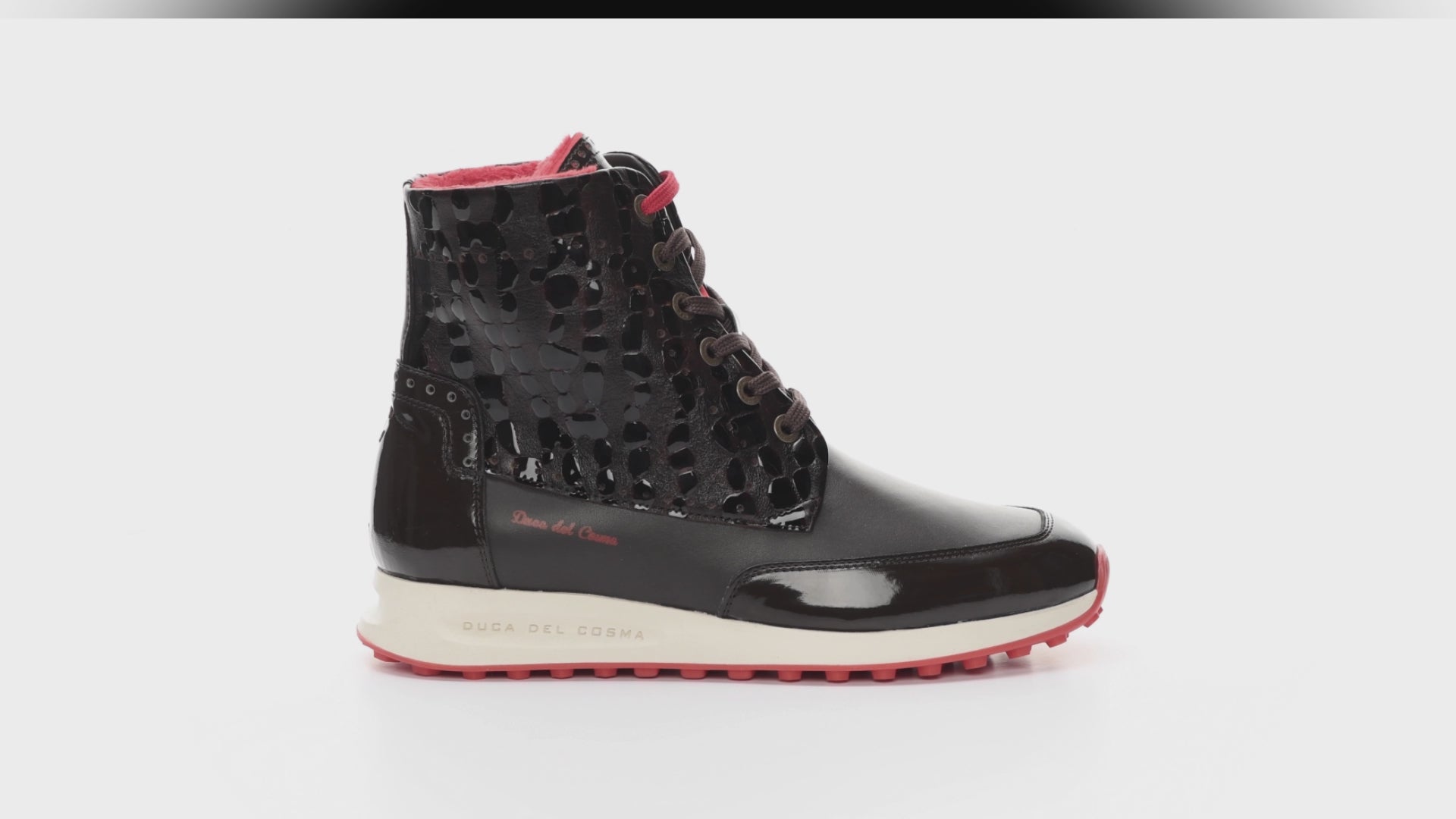 Lorenza - Brown/Croc Winter Golf Shoe – Duca del Cosma UK