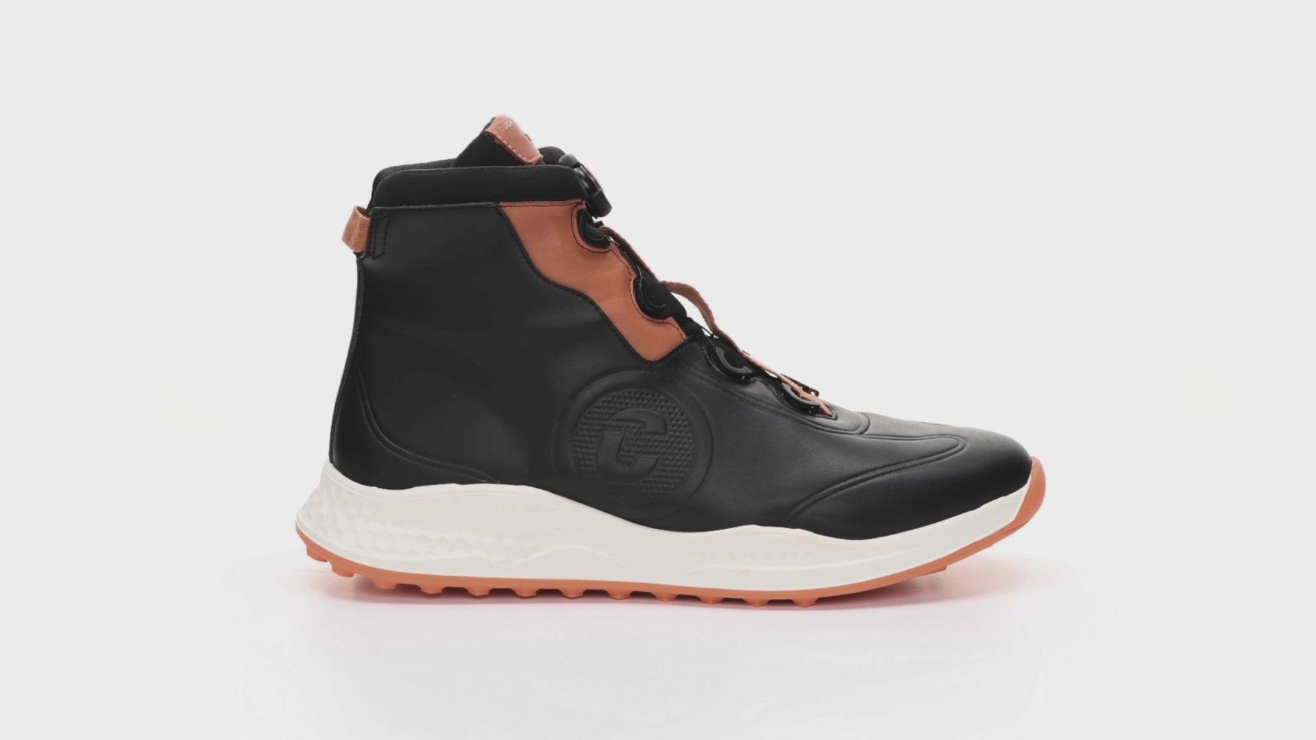 Bologna Black/Orange - Men's Winter Golf Shoe 