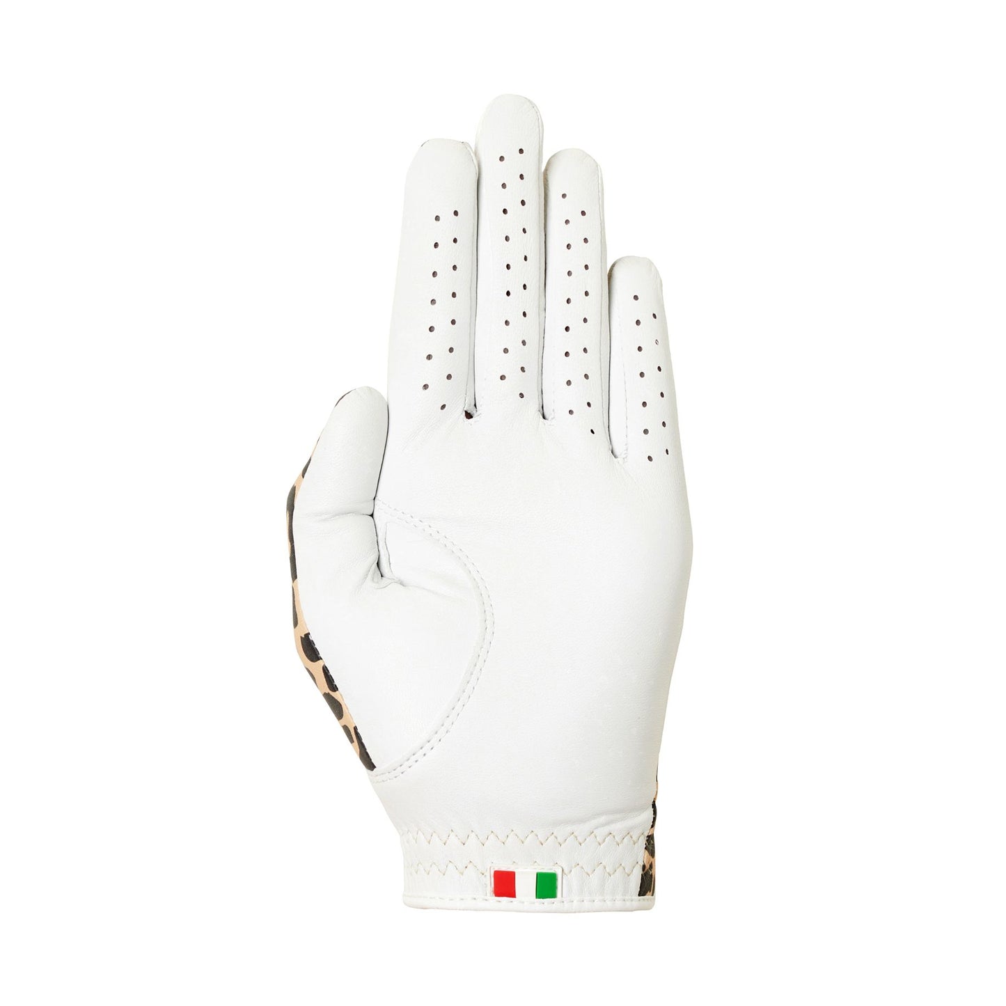 women's golf glove Designer Pro King Cheetah White - Right